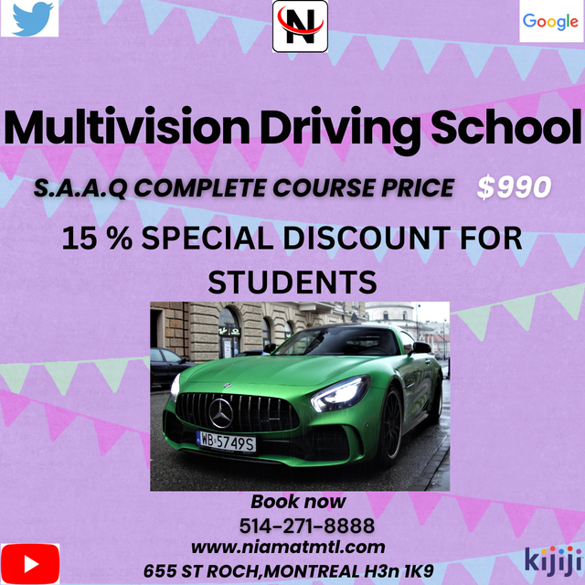SAAQ QC COMPLETE DRVING COURSE470947344155289600