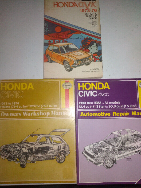 Haynes & Chiltons Honda Civic Repair Manuals in Arts & Collectibles in St. Catharines