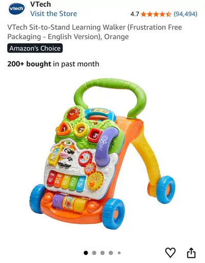 VTech Sit-to-Stand Walker, View more