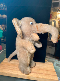 Vintage Plush Elephant