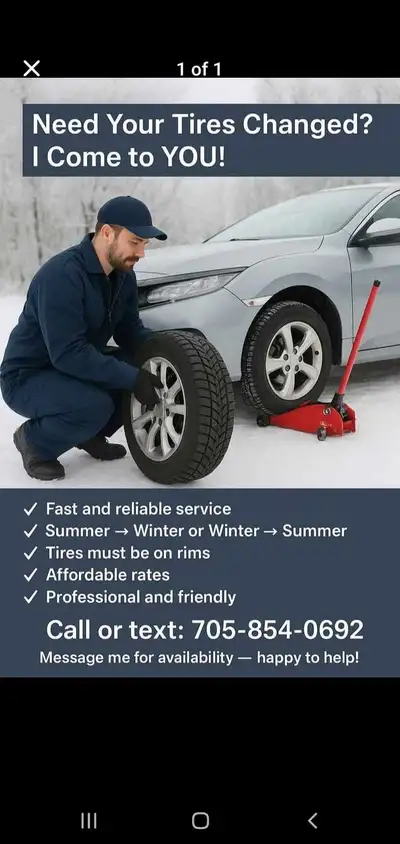 tire change handyman, View more