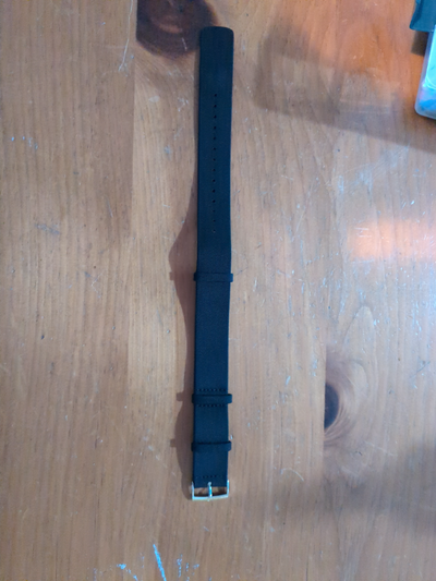 unworn new Omega nato strap 22mm black nylon leather, View more