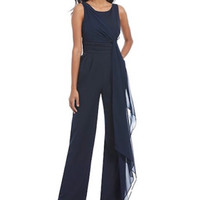 Eliza J Navy Blue Jumpsuit