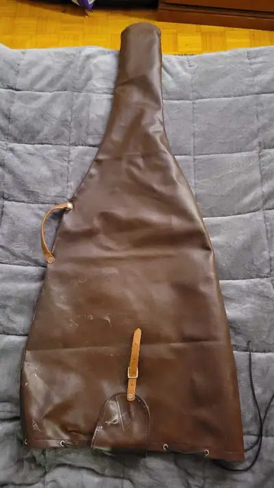 Soft Leather acoustic Guitar case, View more