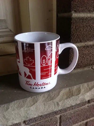 This is a Tim Horton's 16 oz. Traveller's Collection mug from 2016....excellent condition.