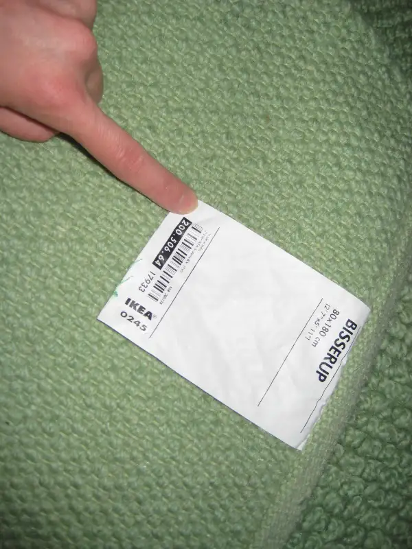 100 % Wool Runner light green in Rugs, Carpets & Runners in Markham / York Region - Image 4