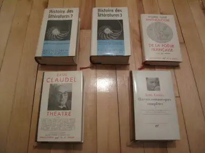 Livres de la Bibliothèque de la Pléiade. Gallimard. NRF., View more