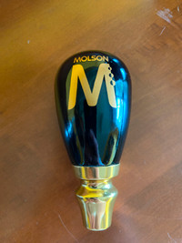 Never Used Molson Beer Stubby Tap Handle