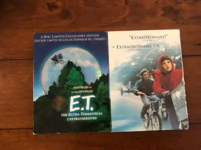 E.T. The Extra-Terrestrial - 2 DVD limited collectors edition Please see my ads for other DVDs Buy 1...