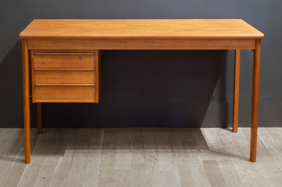 Teak mid-century desk, View more