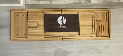 Brand-New Bamboo Bathtub Tray, View more