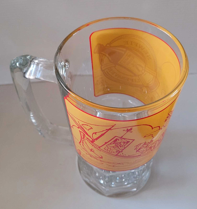 Vintage Rare Large Newfie Screech Nefie Lifesaver Beer Mug Glass in Arts & Collectibles in Oshawa / Durham Region - Image 2