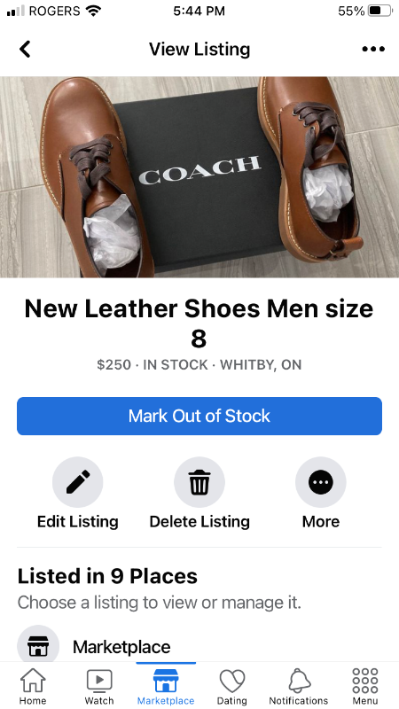 Coach Men Shoes NEW in Men's Shoes in Oshawa / Durham Region - Image 8
