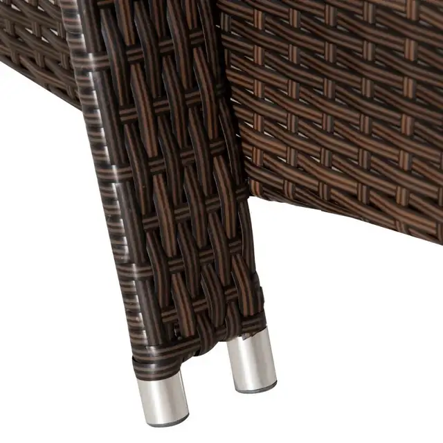 3 Pieces Wicker Patio Lounger Set with Table, PE Rattan Outdoor in Chairs & Recliners in Markham / York Region - Image 10