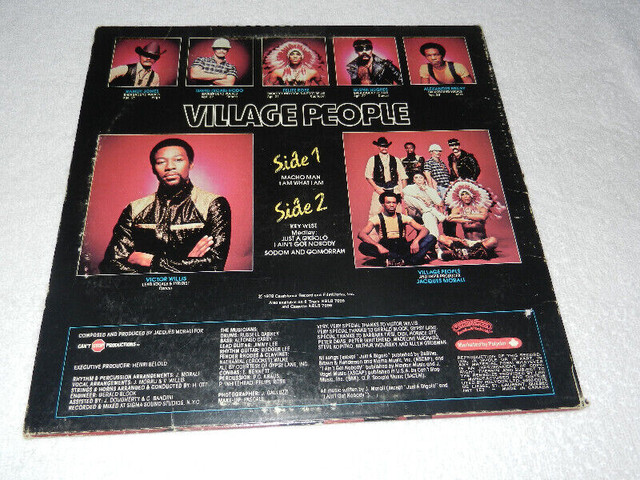 VILLAGE PEOPLE MACHO MAN 1978 vinyle dans CD, DVD et Blu-ray  à Laval/Rive Nord - Image 2