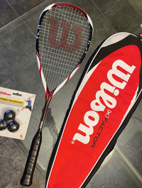 *NEW* Wilson K Factor Arophite Black 150 Squash Rackets