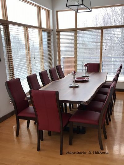 table conférence, table cuisine, table bois, table rustique dans Mobilier de salle à manger et cuisine  à Longueuil/Rive Sud - Image 2