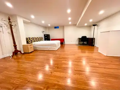 King City Furnished Basement with Private Kitchen/Bath For Rent!