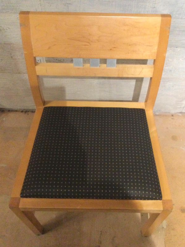 WOODEN CHAIRS WITH UPHOLSTERED SEATS - QUALITY & STURDY in Chairs & Recliners in Edmonton - Image 4