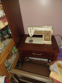 Sewing machine and table ,chair