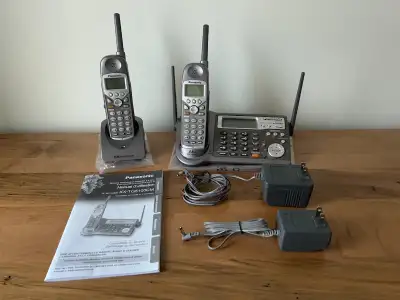 PANASONIC KX-TGA5100M/CM 5.8GHZ CORDLESS ANSWERING SYSTEM +EXTRA, View more
