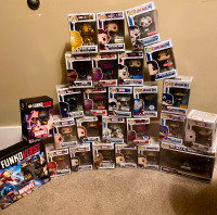 Funko pops Marvel and DC
