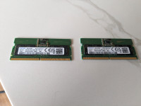 16 GB (8 GB x 2) DDR5 Laptop Ram Memory