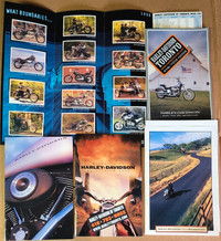 Harley Davidson dealers brochure. 