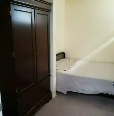 Room for rent for single person male No smoker No drinker no visitor Utilities included and wifi We...