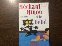 Roman pour jeune lecteur: Méchant minou et le bébé