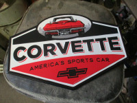 CHEVY CHEVROLET CORVETTE AMERICA'S SPORTS CAR TIN SIGN $40