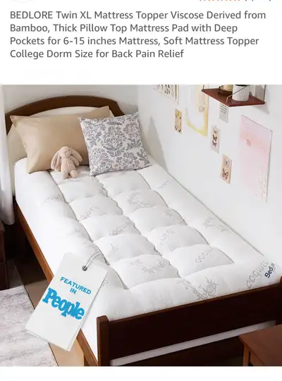 BEDLORE Twin XL Mattress Topper, View more