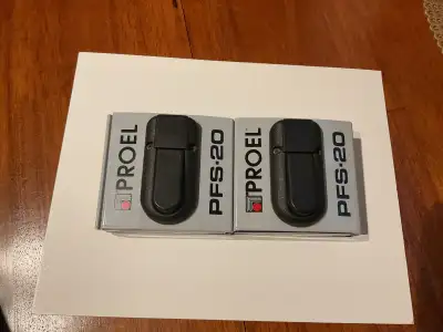2x PROEL PFS-20 (made in Italy )Unlatching Footswitch Pedals, View more