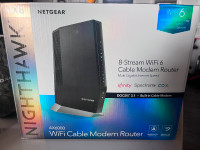 NETGEAR Cable Modem Steaming and GamingRouter