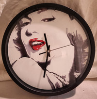 Marilyn Monroe 12” Wall Clock  Home Décor