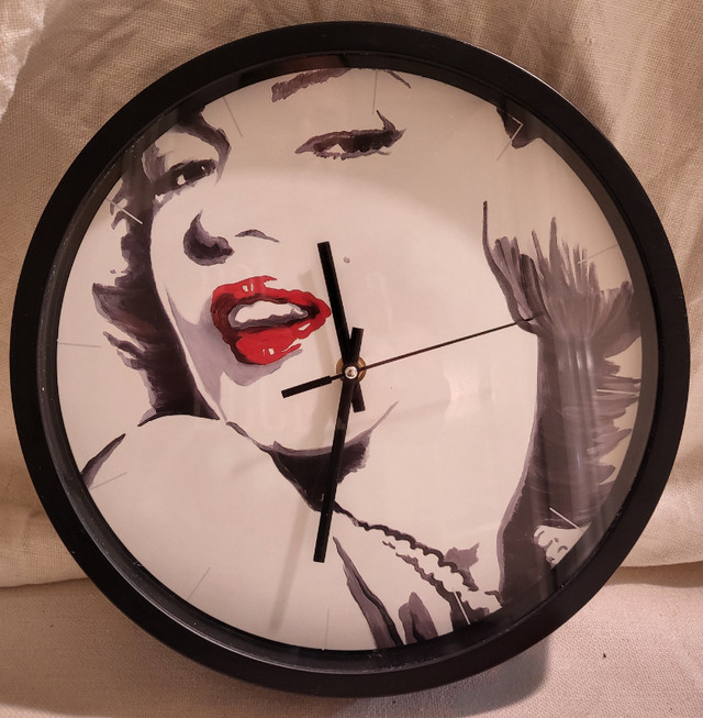 Marilyn Monroe 12” Wall Clock  Home Décor in Home Décor & Accents in Mississauga / Peel Region