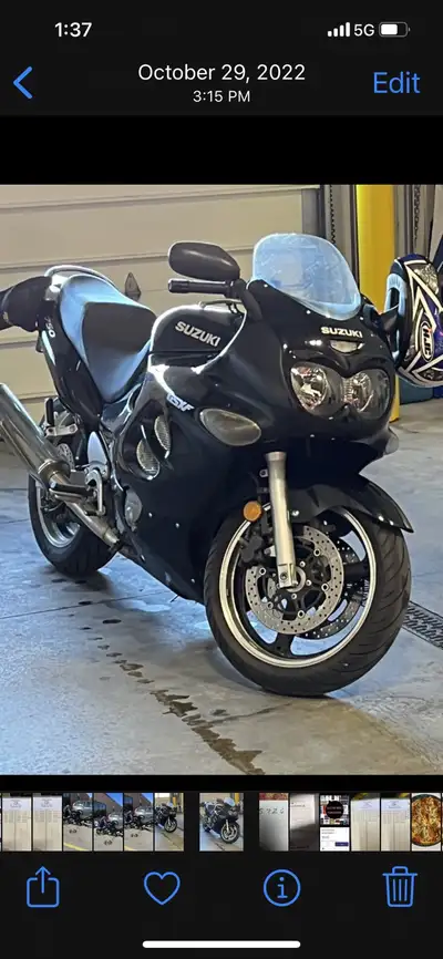 2003 Suzuki GSXF (KATANA) for sale. In good shape. Needs a little cleanup and carbs could use a clea...