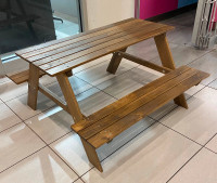 Table picnic en bois pour enfants