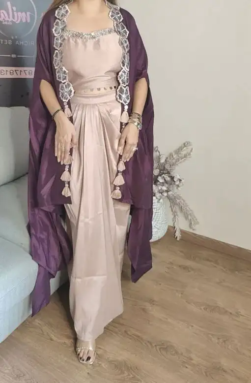 Indo western 3 pice  fusion outfit with Cape  in Women's - Dresses & Skirts in Delta/Surrey/Langley - Image 2