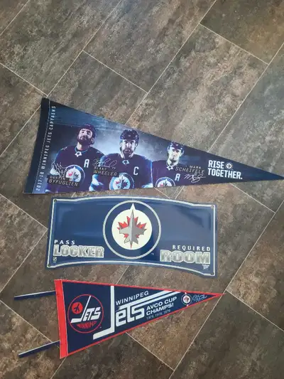 winnipeg jets hockey banners and sign, View more