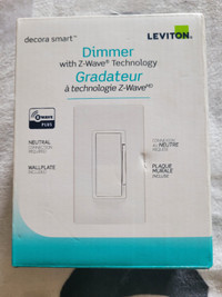 Leviton Z-Wave Plus enabled universal dimmer