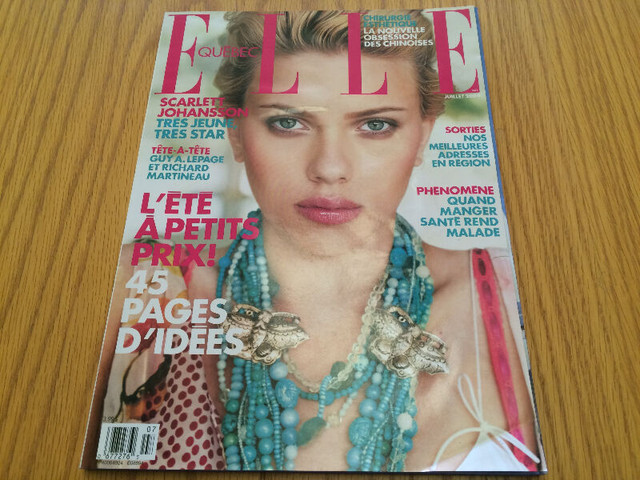 LIVRAISON GRATUITE - SCARLETT JOHANSSON ELLE QUEBEC in Magazines in City of Montréal - Image 3