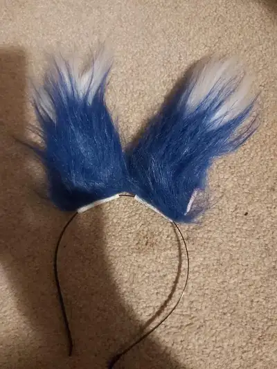 Blue Ears Cosplay Headband, View more