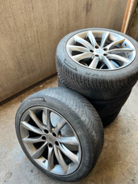 18 inch Gunmetal wheels on All-season tires 18x8.5 5x114.3mm