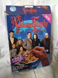 Vintage Addams Family Cereal Box 1991 Ralston