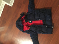 GAP winter jacket, Navy blue - size small boys.  Down filled.
