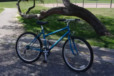 Frame size 18". Suit rider 5'7" to 5'10" tall. Tire size 26". Excellent condition. Phone 289 893 080...