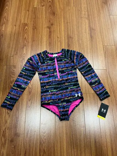 New girl’s swimsuit, size 8., View more