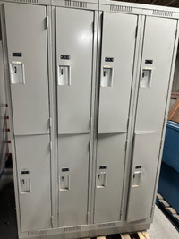 Metal Lockers-Two Tier- 10 units available