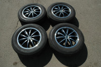 Jdm 17" Weds Premix Rims/Tires (5x114.3) 225/65r17